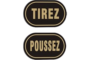 Andchi 2tlg. Büro Schilder Offiziellen Schilder (Français PT)