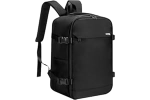 HOMIEE Cabin Bag 40 x 20 x 25 cm Ryanair Underseat Allowance Carry on Backpack, 20L Travel Backpack Hand Luggage Rucksack Casual Daypack, Water Resistant Rucksack Fit 15.6 Inch Laptop