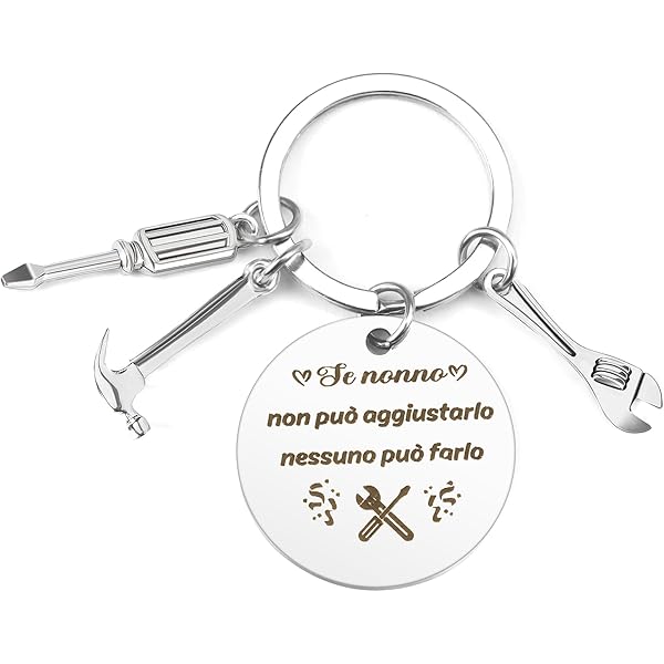 Portachiavi Personalizzato Per Nonna - Regalo Originale Per Compleanno, Natale O Festa Dei Nonni - Foto 3