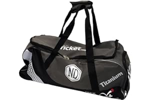 ND Sports Cricket kit bat Bag, Black Bag, Cricket Bag | Cricket Bat - Bat Pocket Cricket Set | Badminton Racket Cricket kit Bat Accessories