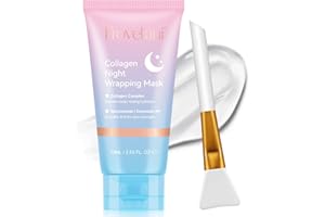 FROVETANI Maschera Collagene Viso, Collagen Night Wrapping Mask, Maschera Del Collagene Maschera Peel Off Di Notte, Migliorare L'elasticità Della Pelle, Hydration,Levigare eRassodare Durante la Notte