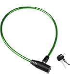 Lucchetto Bici Con Cavo Acciaio - 60 Cm - Antifurto Avanzato - Colore Rosso - Foto 3