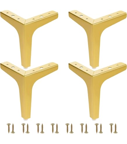 Gambe Per Mobili In Alluminio 5cm - Piedini Regolabili Per Sedie, Tavoli E Armadi - Foto 2