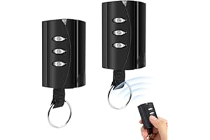 LUIRSAY 2Pcs Mando Garaje Clonador Compatible con PUJOL Vario, Mando Garaje Universal 433,42 MHz 3 Canales, Mando Puerta Garaje Compatible con PUJOL Vario Black、PUJOL Vario Mars、PUJOL Vario Ocean
