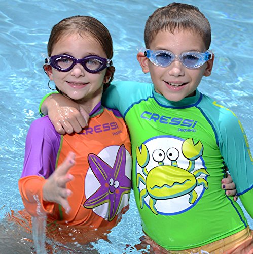 Cressi Jungen Crab Goggles Schwimmbrillen 2 / 7 Jahre – Made in Italy - 4