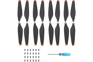 ISOI DJI Mini 3 Propeller, 16 Stück Ersatzklingen, Drohne Zubehör, Ersatzpropeller, Geringes Gewicht, Geräuscharm, Stabiles Flugdrohnenzubehör