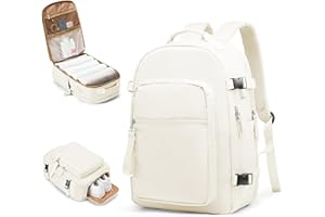 coofay Mochila de Viaje, Impermeable 40L Mochilas Maletas Cabin Avion para 45x36x20 Easyjet Ryanair 40x20x25, Bolsa de Viaje Mujer Equipaje de Mano