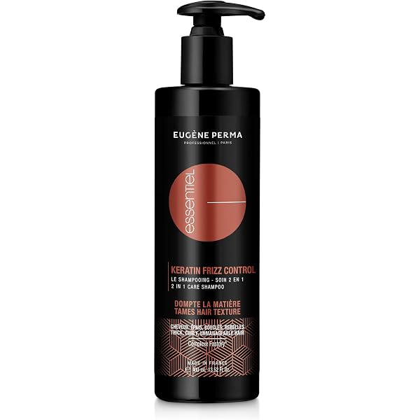 Eugène Perma Essentiel Keratin Balance Shampoo 250 Ml – Reinigendes Shampoo Für Geschädigtes Haar