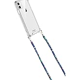 Plane Colorful 110cm Drawstring Compatible with All Phones and Neck Strap Fabric Phone Strap (Colorful)