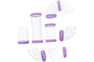 Housoutil Tuyaux pour Hamsters Kit Tunnel Extensible DIY pour Cage Extérieure Jouet Labyrinthe pour Hamsters Nains Gerbilles Et Petits Rongeurs
