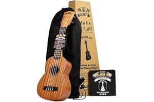 Kala Learn To Play Ukulele Starter Kit – Includes online lessons, tuner app, and booklet (KALA-LTP-S)