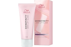 ‎WELLA PROFESSIONAL Wella Professionals Shinefinity Glaze – Haarschonende Tönung – demi-permanent, pH-neutral & ohne Ammoniak - Für natürlichen Glanz bis zu 20 Haarwäschen – vegan – 09/65 Cool Pink Shimmer – 60ml