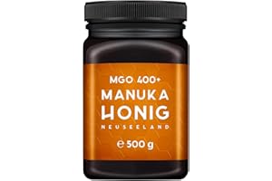 ‎MELPURA MELPURA Manuka Honig MGO 400+ 500g aus Neuseeland mit zertifiziertem, natürlichem Methylglyoxal-Gehalt – Laborgeprüft, verifizierte Herkunft, fairer Handel direkt vom Erzeuger