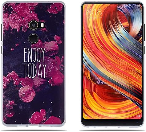 DIKAS Xiaomi Mi Mix 2 Mix2/EVO Case, New High Quality 3D Emboss Pattern Classic Flower TPU Soft Case Rubber Silicone Skin Cover for Xiaomi Mi Mix 2 Mix2/EVO - Pic: 10