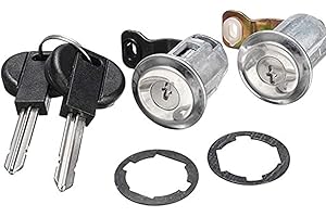KIT Serrures Porte + barillets Compatible avec Citroen Berlingo Xsara Peugeot Partner 252522 + clés @Pro-Plip