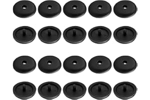 PEACEKING 10 Paires Boutons d’Arrêt de Ceinture de Sécurité, Clip Bouton Universel en Plastique pour Éviter Glisser Fixer Fermemet Léger Adaptés à Tous Types de Voitures Accessoires Ceintures de Sécurité(Noir)