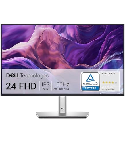 Dell Monitor S2425HS – 23.8 Inch FHD (1920 x 1080), 100 Hz, 1500:1