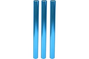 Pwshymi 3pcs Lega di Alluminio Galvanotecnica Relè Batons Track and Field Sprint Match Batons per Giochi Relè