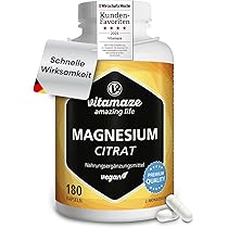 MAGNESIUMCITRAT 120 Mg Vegan Kapseln - 180 St - Versandapotheke