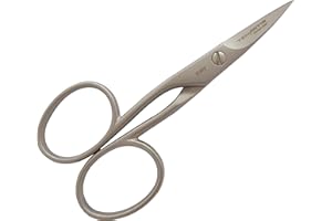 Ciseaux à Ongles pour Gaucher en Acier Inoxydable avec Etui en PVC - Tenartis Fabriqué en Italie