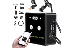 Reptile Humidifier Misting System Weytoll WiFi Rainforest Terrarium Timed Fogging System 360° Rotatable Nozzle with Cellphone Remote APP Control Suitable for Turtles, Salamanders, Plants, Snakes