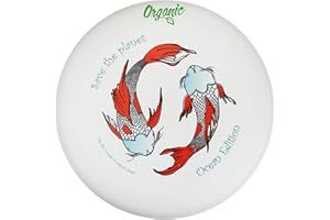 Eurodisc 175 g 4.0, frisbee da competizione in plastica biologica con traiettoria stabile oltre 100 metri, design Save the Planet Kois, edizione Ocean.