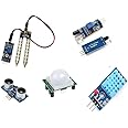 REES52 Mini Sensor Kit soil & Moisture, PIR, Ultrasonic, Dht 11 temperature, IR Proximity 1 pcs each