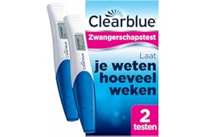 Clearblue Prueba De Embarazo Digital - Piezas, Multi, 2 Unidad