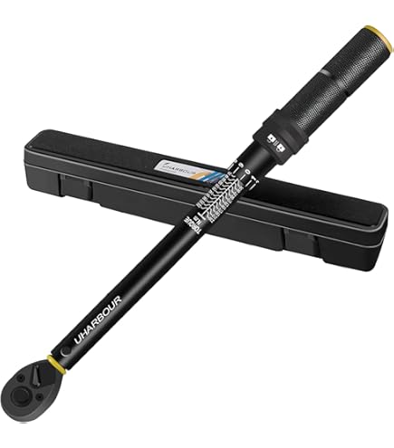 TECPO DREHMOMENTSCHLÜSSEL 1/2 ZOLL 40-210 NM + 17-19-21mm STECKSCHLÜSSEL NÜSSE E