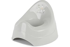 Nocnik Bieco dla Dzieci z Muzyką Szary, z Motywem Zebry, od 8 Miesięcy, Toaleta Dziecięca, Deska Sedesowa