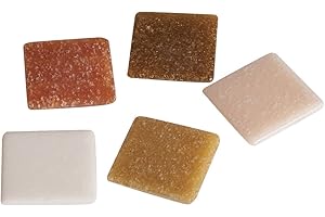 Rayher 1453131 tonalità di mosaico pietre, 2 cm, secchio circa 325 pezzi/1 kg, colore naturale