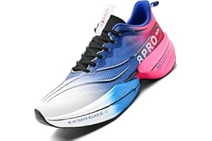 VLOOKST Boys Kids Trainers Girls Running Walking Shoes Child Athletic Breathable Lightweight Outdoor Sport Sneakers for Little/Big Kid Black UK 3