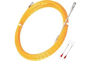 10 m Ø3 mm styv elektrikernål nylon 360° med 2 styrhuvuden | Däck, flexibel vridbar elektrisk tråd för kabelkanaler, datorled
