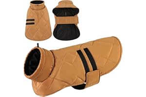 CITÉTOILE Płaszcz dla psa, kurtka zimowa dla dużych psów, kurtka dla jamników, buldoga – wiatroszczelna, do użytku wewnątrz i na zewnątrz, na kemping, wędrówki