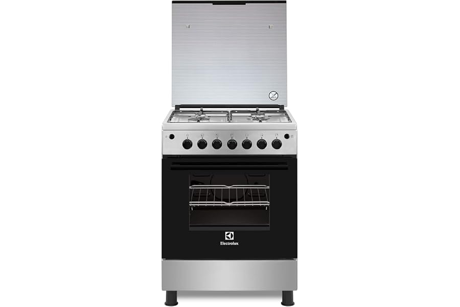 Electrolux 60x60cm Freestanding Full Gas Cooking Range with 4 Burners