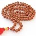 Produktbild Storite Himalaya Rudraksha Mala 108 Perlen Halskette, Seed Bead Natur Himalaya Mala Gebetsperlen Rudraksha-Samen Wickelarmband Bead Größe 9 mm