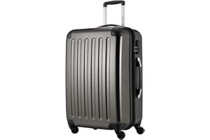HAUPTSTADTKOFFER - Alex - Bagage Rigide Valise Moyenne, Trolley avec 4 Roues multidirectionnelles, 65 cm, 74 litres, Graphite