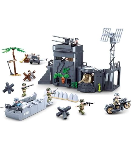 Cogo Costruzioni Sluban Army M38-B0812 Military Vehicles Lego Ww2