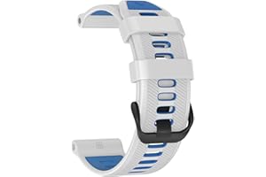 U-LIMVE Pasek do zegarka Garmin Forerunner 965, Forerunner 955, Forerunner 945, Forerunner 935, miękki silikon, 22 mm, paski zastępcze