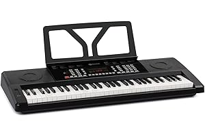 Schubert Etude 61 MK II Clavier numérique - Clavier, 61 touches, Fonction apprentissage/enregistrement - 50 morceaux de démonstration, 300 sons/rythmes, Fonctionnement secteur/piles, noir