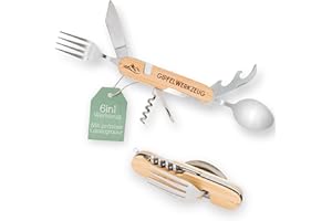 Abenteuernah Gipfelwerkzeug, Wandern Geschenk, Berge, Geschenke für Männer, Wanderbesteck, Bergliebe, Männergeschenke für Oma Opa Onkel Vater mit und ohne individuellem Namen (Gipelwerkzug ohne Name)