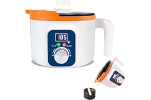 Ksedcon Digital Wax Melter for Candle Making, Electric Wax Melting Pot with Temp Control, Candle Making Double Boiler Jug with Pour Spout