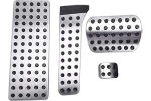 Dciustfhe Car Accessories For C E S Sl- W203 W204 W211 W212W210,Accelerator Brake Footrest Pad(4Pcs)