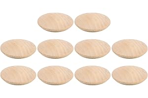 QUARKZMAN Korki do otworów w drewnie, 10 sztuk 40 x 35 mm zaślepki na guziki drewniane zaślepki do mebli stołów mebli mebli projektów rzemieślniczych