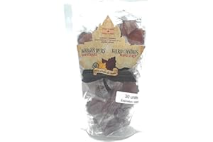 Bonbons durs au sirop d'érable du Québec - Réalisé avec du pur sirop d'érable - Sachet de 30 unités - Les Trésors d'érable