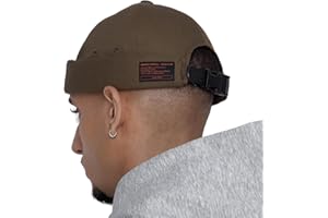 UNDERCONTROL Brimless Sailor Fisherman Leon Hat Rolled Cuff Harbour No Visor Miki Skull Docker Beanie Trawler Tactical Ring Cap for Men & Women