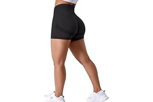 ZAAYO Pantaloncini sportivi da donna palestra corti scrunch Butt vita alta contorno pantaloni sportivi senza cuciture