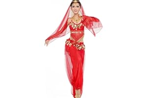 Astage Women Dance Wears Halter Top Harem Trousers Indian Earring Sets