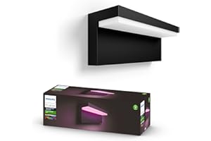 ‎PHILIPS HUE Philips Hue Nyro White and color ambiance Zewnętrzna lampa ścienna LED, kinkiet, 16 mln kolorów, możliwość przyciemniania, sterowanie aplikacją