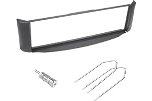 Sound-way Kit de Montage Autoradio, Façade Cadre de Radio 1 DIN / 2 DIN, Adaptateur Compatible avecSmart ForTwo 1998-2007